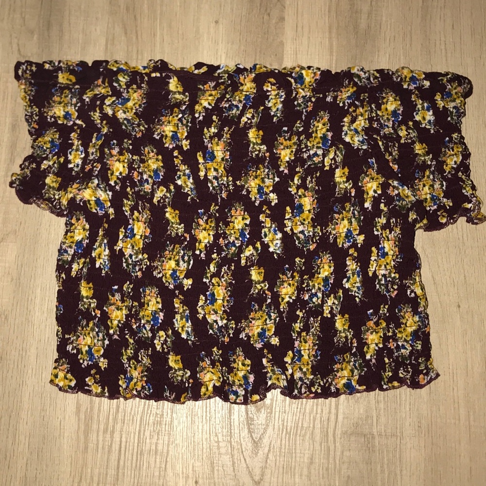 Smocked Off the Shoulder Tube Top